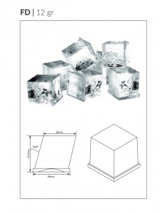 Cube ice maker with production of 45 kg per day 2