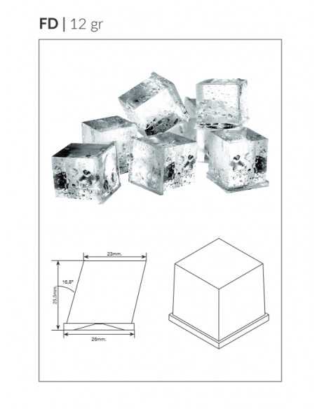 Cube ice maker with production of 45 kg per day Cube ice maker with production of 45 kg per day