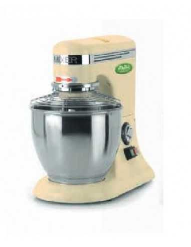 Impastatrice planetaria - Capacità litri 5 - Struttura verniciata antigraffio - Monofase  -cm 23 x 35 x 40 h