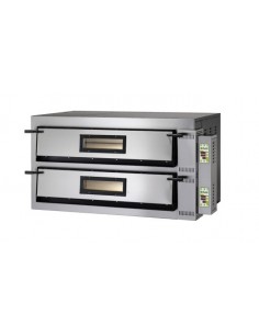 Horno de pizza eléctrico para 6+6 pizzas - cm 152 x 85 x 75h