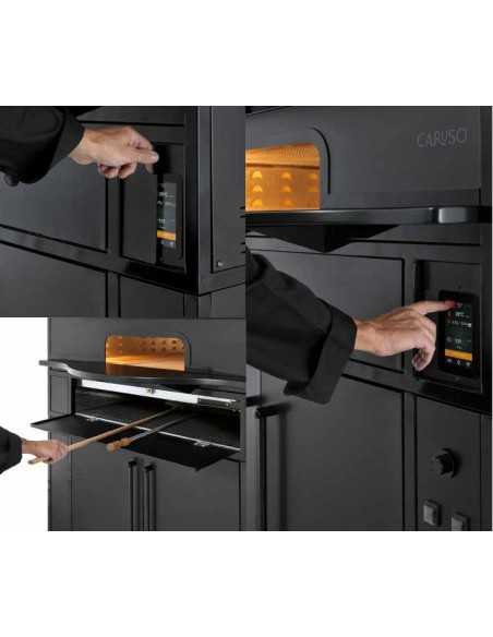 Electric pizza oven for 9 pizzas - cm 147.5 x 156.5 x 90h