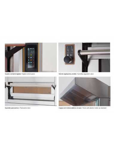 Forno elettrico - Pizze n°4 Ø 36 cm - cm 113 X...