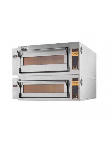 Forno elettrico - Pizze n°4+4 Ø 40 cm - cm 114 X 113 X 75 h