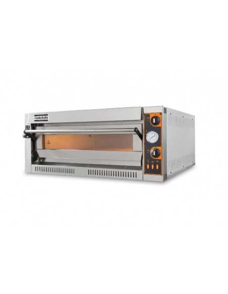 Electric pizza oven n° 6 Ø 36 cm - Mechanical controls - Room cm 72 x 108 x 14 h