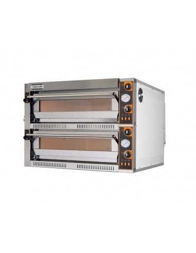 Forno elettrico - Pizze n°6+6 Ø 36 cm - cm 96 X 134 X 71 h