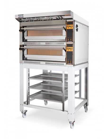 Electric pizza oven n° 6 Ø 36 cm - Mechanical controls - Room cm 102 x 72 x 14 h