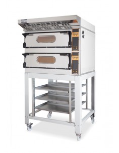 Electric pizza oven 4+4 pizzas - Mechanical controls -... 2