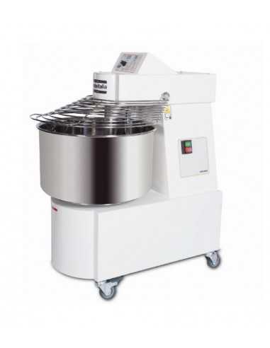 Spiral mixer with fixed head - Capacity liters...