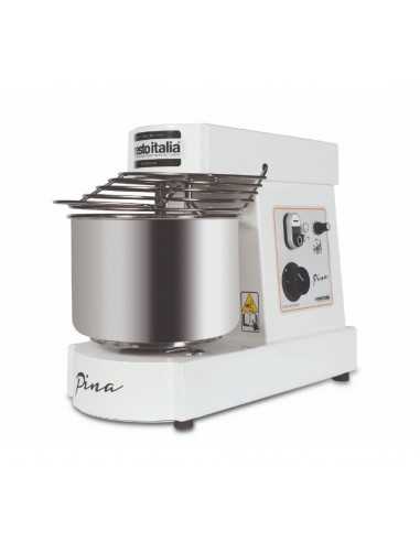 Impastatrice spirale - Capacità kg 6/lt 7 - Monofase - cm 26 x 54 x39 h