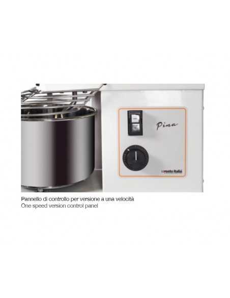 Impastatrice spirale - Capacità kg 6/lt 7 - Monofase - cm 26 x 54 x39 h