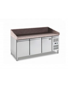 Mostrador para pizza de 3 puertas - cm 202,5 x 80 x 100 h