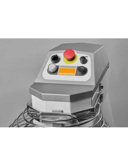 Spiral mixer - Capacity 20 kg/liters 23 - Variable speed - cm 38.8 x 67.9 x 78.2 h