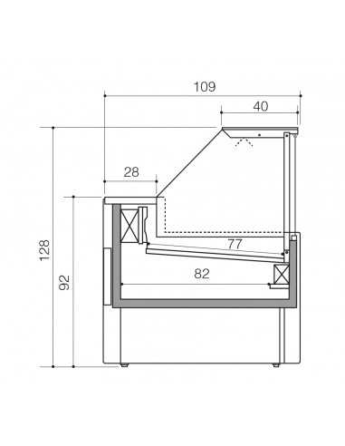 Food Bank - Static with Cell - cm 200 x 109 x...