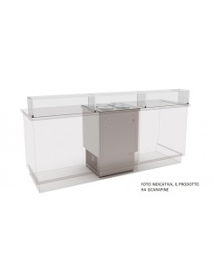 Ice cream parlor - N. 8 carapines x liters 7.5 - Cm 96.5 x 64,6 x 100 h