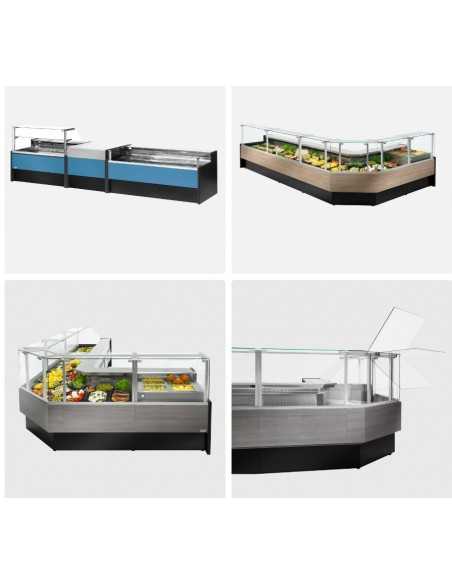 Mostrador de comida autoservicio - Ventilado con celda - cm 150 x 109 x 92 h Mostrador de comida autoservicio - Ventilado con celda - cm 150 x 109 x 92 h