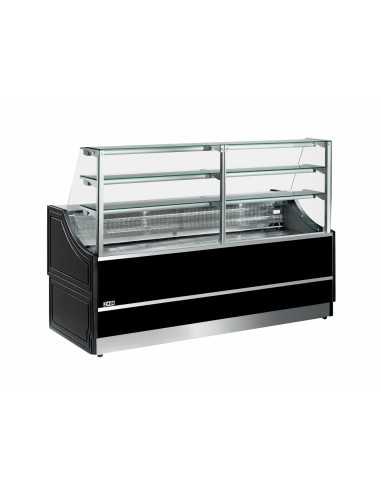 Banco alimentare -Vetro retto - Statico con cella - cm 150 x 81 x 135 h