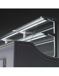 Food bank -Vetro retto - Statico with cell - cm 150 x 81... 2