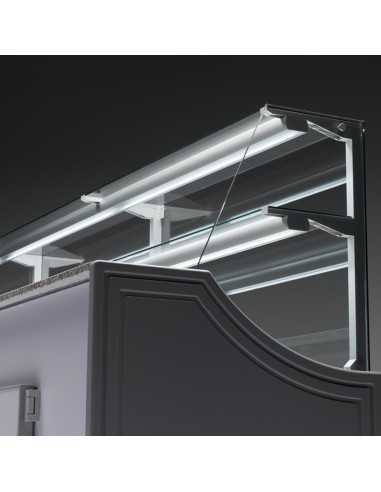 Food bank -Vetro retto - Statico with cell - cm...