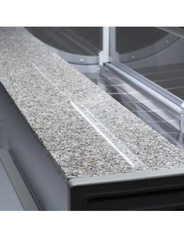 Banco alimentare - Vetro retto - Statico con...