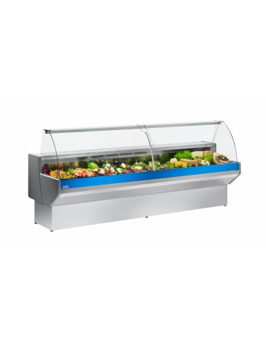 Food Bank - Curved Glass - Static with Cell - cm 104 x 91 x 128 h