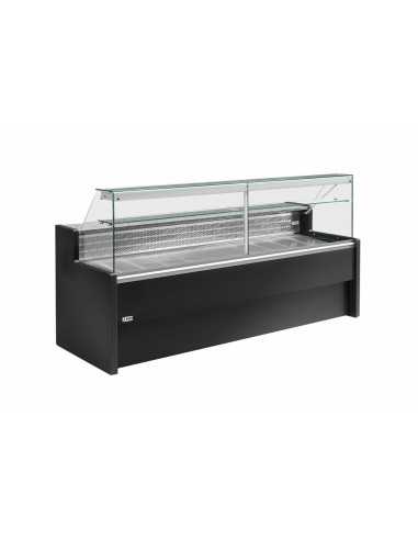 Banco de Alimentos - Vidrio recto - Estatica con Celda - cm 150 x 79 x 122 h