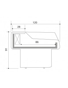 Fish Food Bank - Self Service - Statico - cm 150 x 120 x... 2
