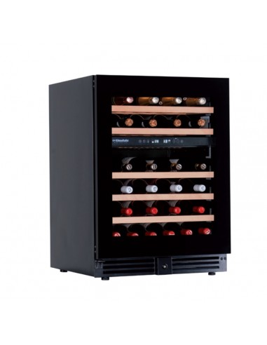 Wine exhibitor - Temperature: +2°C / + 12°C + 12°C / +20° C  - cm 59.5 x 57.3 x 82 h
