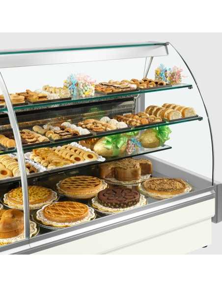 Banco de Alimentos - Vidrio recto - Estático - cm 290 x 98 x 124 h