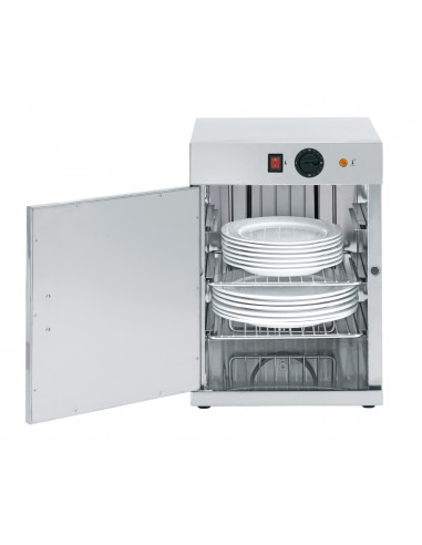 Flat warmer cabinet - N. 2 grills - cm 39.6 x 40.2 x 55.5 h