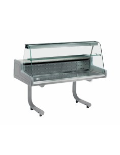 Banco alimentare -Vetro curvo - Statico - cm 100 x 93 x...