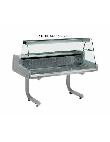 Banco alimentare -Self Service - Statico - cm 150 x 93 x 126 h