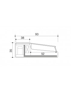 Banco Self Service - Statico - Senza base - cm 100 x 93 x... 2