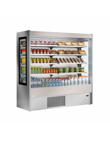 Refrigerated wall unit - N.4 shelves - Ventilated - Temperature +4+6 °C - cm 100 x 75 x 200 h
