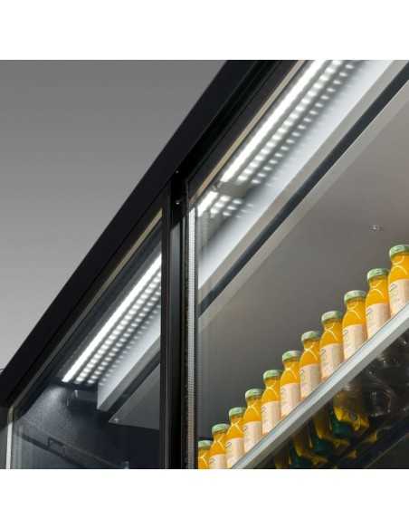 Murale refrigerato - Ventilato - Porte scorrevoli - cm 150 x 71 x 200 h