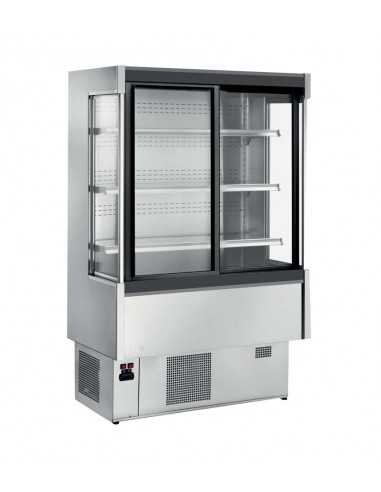 Muro refrigerado - Ventilado - Puertas deslizantes - cm 100 x 75 x 182 h