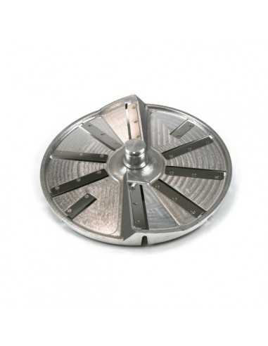 Special plate with blades instead of abrasive - Allows to obtain a result similar to manual peeling