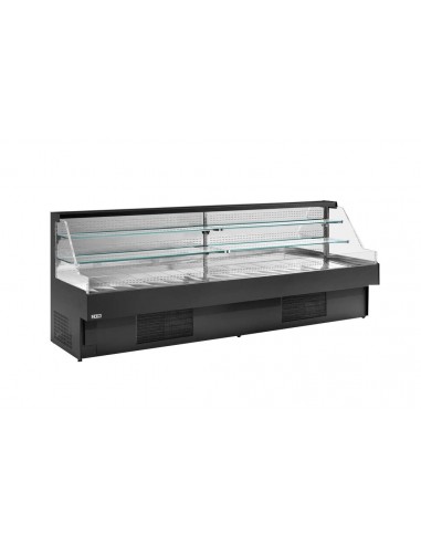Refrigerated wall - N.2 shelves - Ventilated refrigeration - Temperature +4+8 °C - cm 187.5 x 91 x 119 h