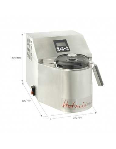 Cutter refrigerado - Capacidad lt 2 - cm 32 x 52 x 39 h