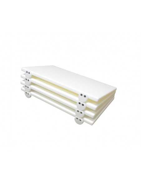 Tagliere in polietilene bianco in set di 4 pezzi - Spessore cm 2 Tagliere in polietilene bianco in set di 4 pezzi - Spessore cm 2
