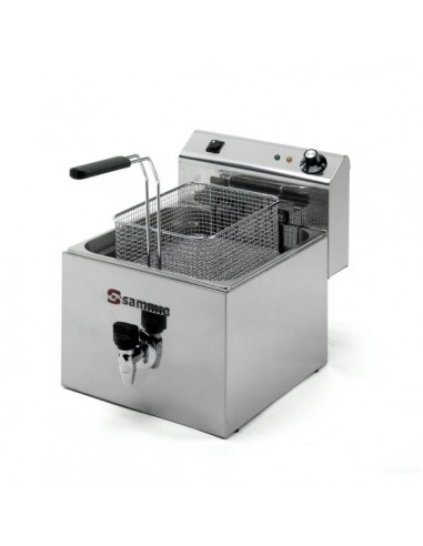 Electric fryer - Capacity liters 7 - With exhaust tap - cm 32.5 x 3 x 36 h