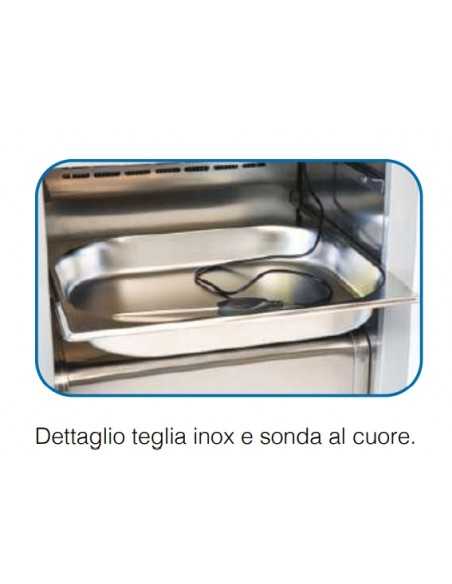 Abbattitore di temperatura 2 teglie GN 1/2 - Cm 45 x 51 x 60.5 h