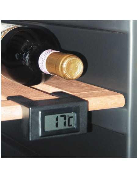 Exhibidor del vino - Multitemperatura +8+22°C / +5 +22°C - Cm 59.5 x 63 x 186 h