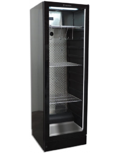 Espositore refrigerato - Con ripiani e ganci - Temp. +1/+2°C - Capacità lt 368 - cm 59.5 x 63 x 186h
