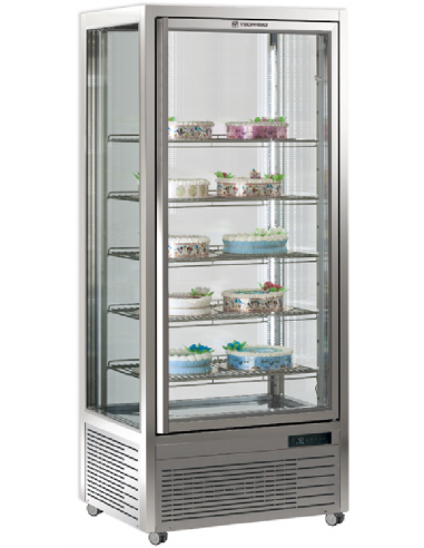 Pastry and ice cream - For chocolate - Temperature +14/+16°C - Lt 550 - 5 shelves - cm 80 x 68 x 187.5h