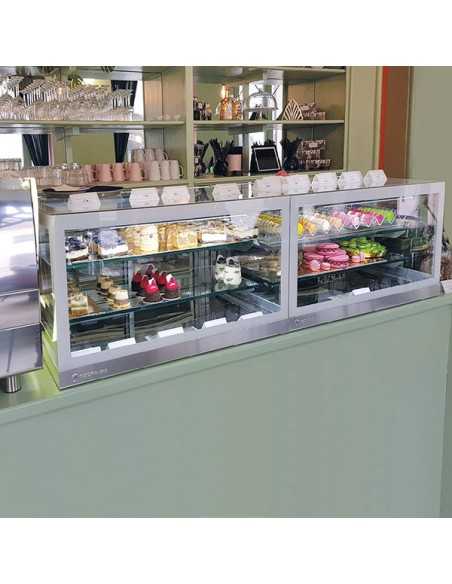 Horizontal display - From recessed - Temperature +/+10°C - Capacity Lt. 320 - Cm 134.1 x 73 x 91.9h