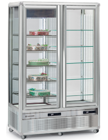 Pastry and ice cream - Combined - Capacity Tot. Lt. 750 - 5+5 shelves - Ventilated - cm 114.5 x 64.5 x 178h