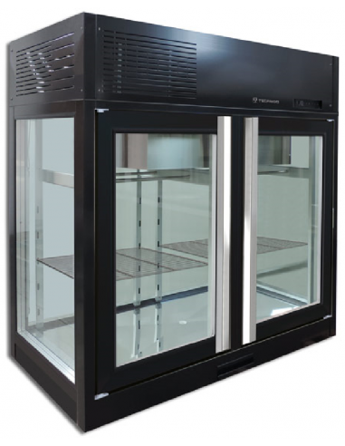 Horizontal refrigerated display - With shelves and hooks - Temperature (1)/+2°C - Capacity lt 200 - cm 120 x 62.5 x 130.5h