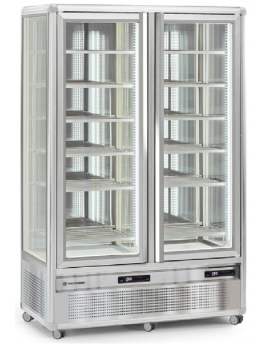 Pastry and ice cream - Combined - Capacity tot. Lt 750 - 6+6 shelves - Ventilated - cm 114.5 x 64.5 x 178h
