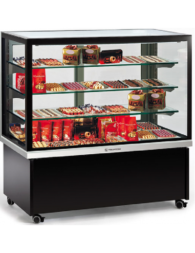 Horizontal display - Temperature +14/+16°C - Capacity lt 380 - 3 shelves cm 39.5 x 86.5 - cm 94.1 x 70 x 115h