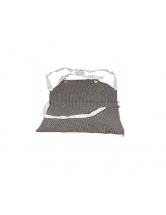 Safety apron in stainless steel mesh 55 x 60 cm